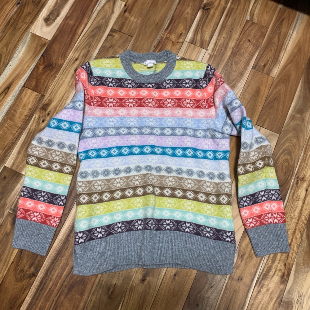 GAP Fairisle Wool Sweater (55% Lambswool/45% nylon)